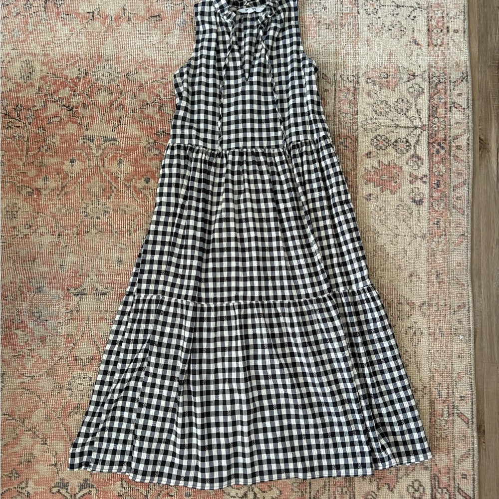 BB Dakota Gingham Ruffle Dress - NWOT